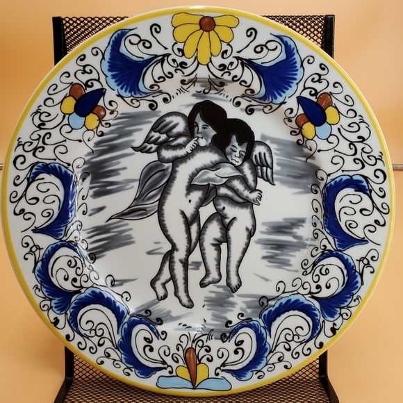 Vintage Mid-Century Decorative Plate PORVASAL 090/1 Made in Spain. (46)** - Picture 1 of 14